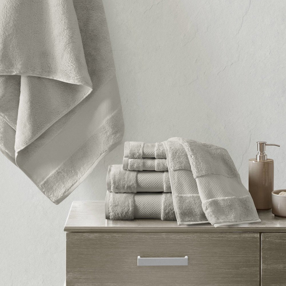 Turkish Cotton 6 Piece Bath Towel Set