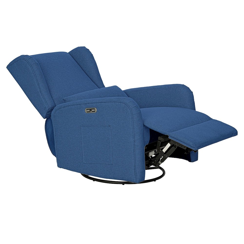 Candace Power Recliner 3-in-1 with Swivel, Glider, Charging Station