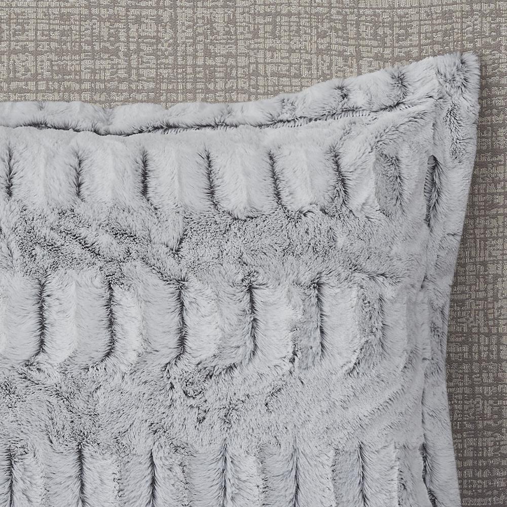 Back Print Long Fur Comforter Mini Set