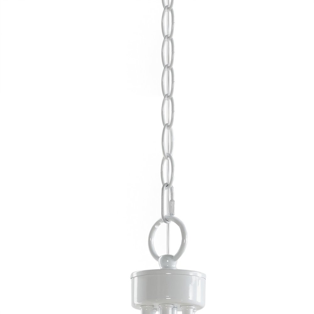 6-Light Metal Chandelier
