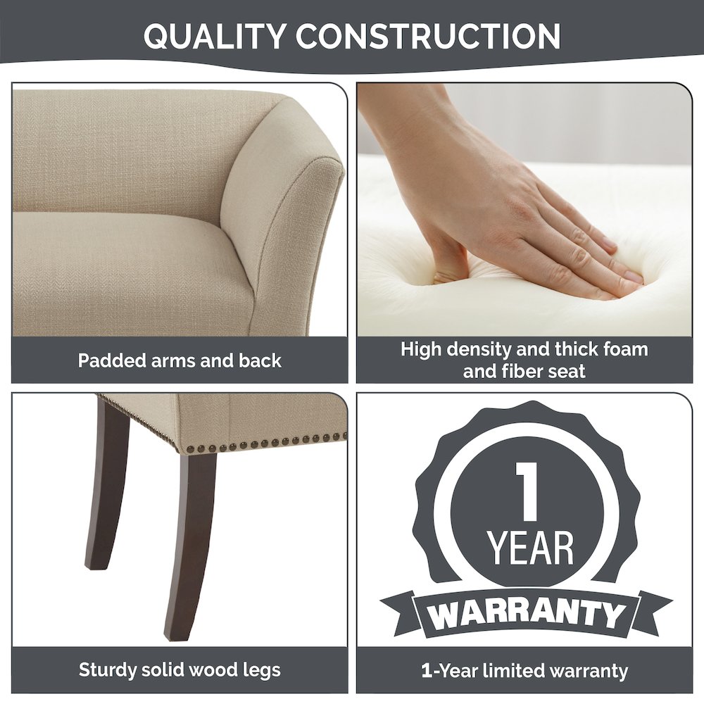 Welburn Upholstered Bench