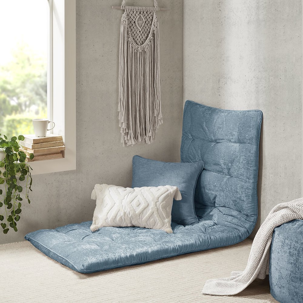 Edelia Poly Chenille Lounge Floor Pillow Cushion