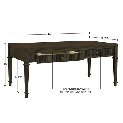 Fluted 2-drawer Coffee Table