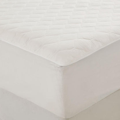 Cotton Deep Pocket Heated Mattress Pad-20 Heat Settings