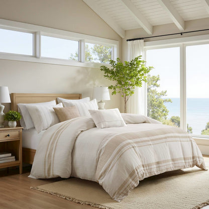 Morgan 5 Piece Cotton Jaquard Duvet Set