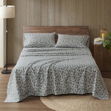 Flannel 100% Cotton Flannel Printed Sheet Set, Pine Branches color