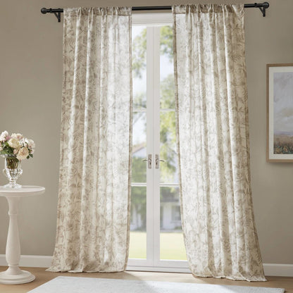Lana Floral Window Panel