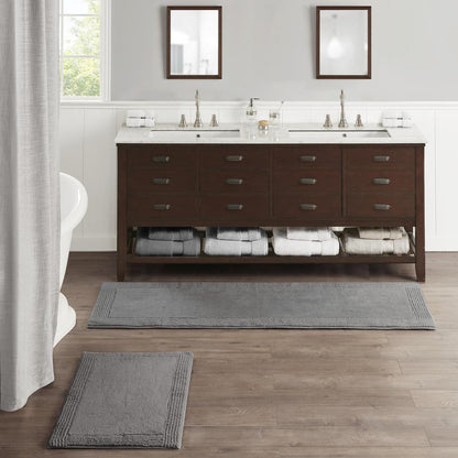 100% Cotton Tufted 3000 GSM Reversible Bath Rug
