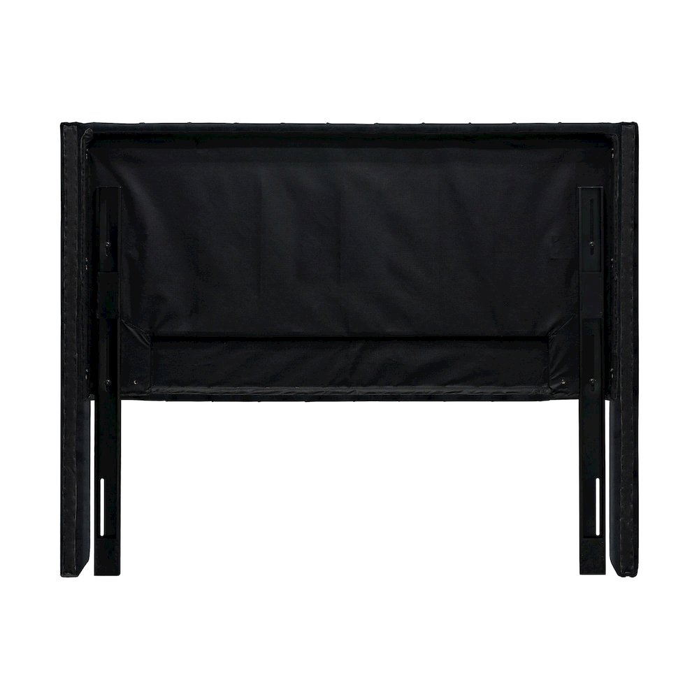 Amelia Upholstered Wingback Headboard with Button Tufting & Nailhead Trim