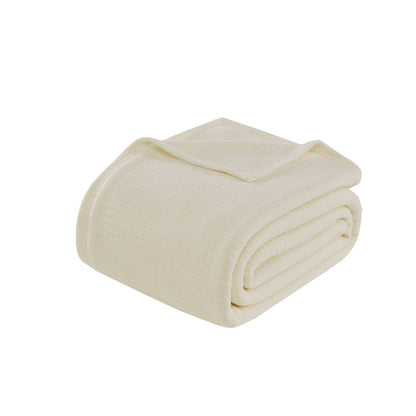 Microfleece Blanket in Taupe Color