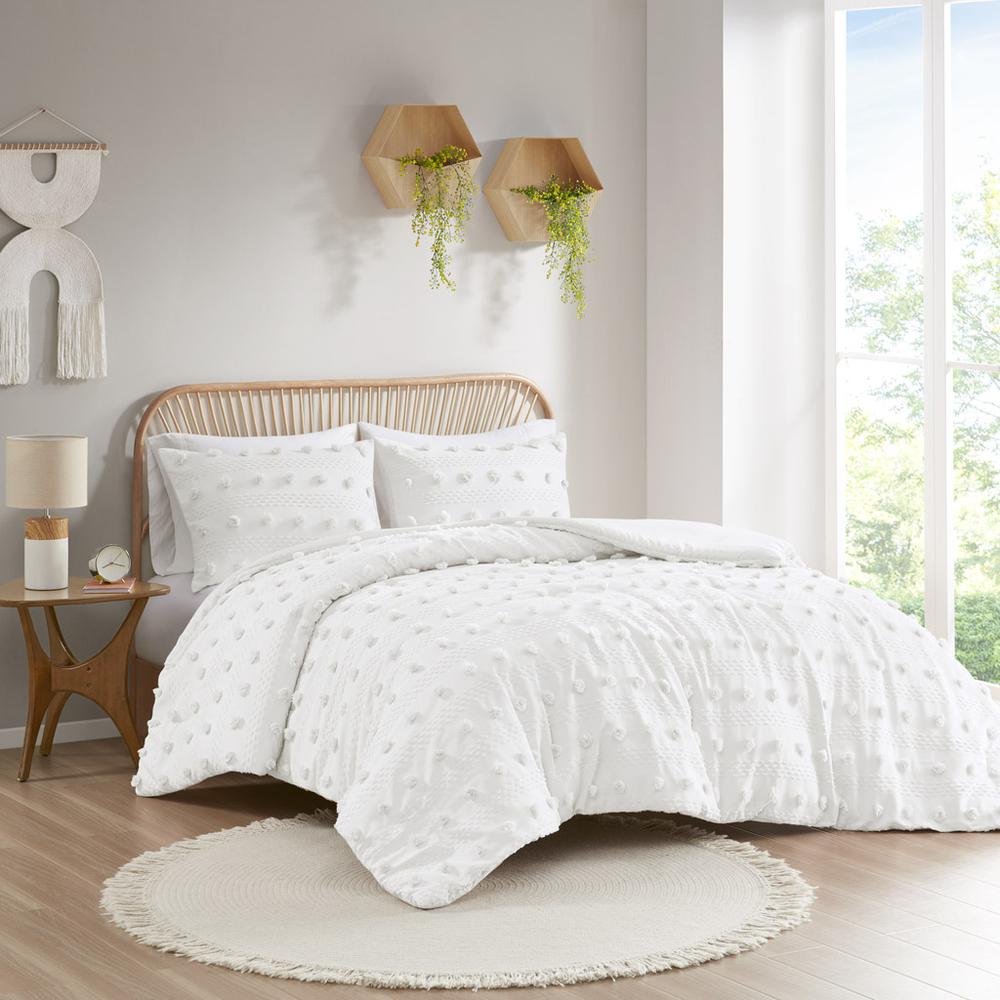 Clip Jacquard Duvet Cover Set