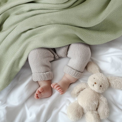 Bamboo Cotton Rayon from Bamboo Cotton Blanket, Sage Green color