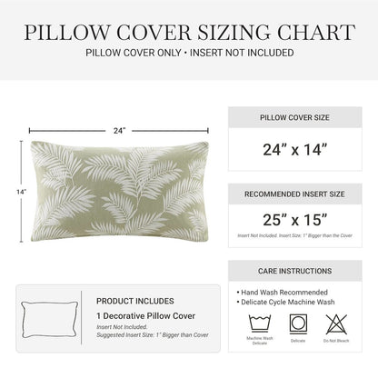 Ella Botanical 1 Piece Cotton Pillow Cover