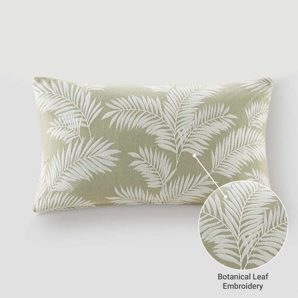 Ella Botanical 1 Piece Cotton Pillow Cover