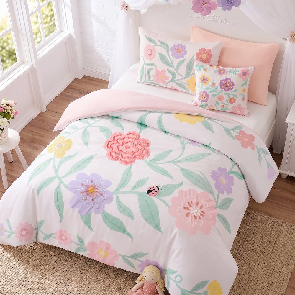 Floral Comforter Set