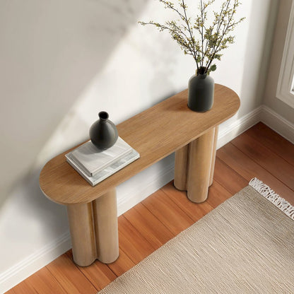 Benji Oval Console Table