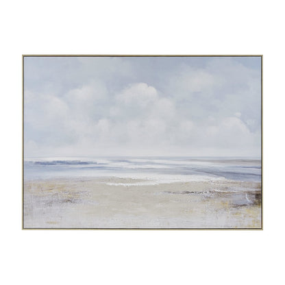 Coastal Landscape 43X32 Framed 30% Embellishment Canvas Brisa Brisa Brisa