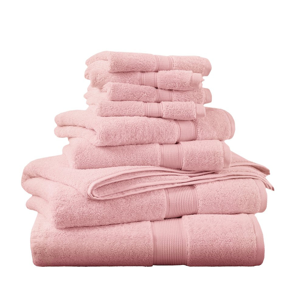 800GSM 100% Cotton 8 Piece Towel Set