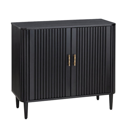 Black 2-Door Cabinet