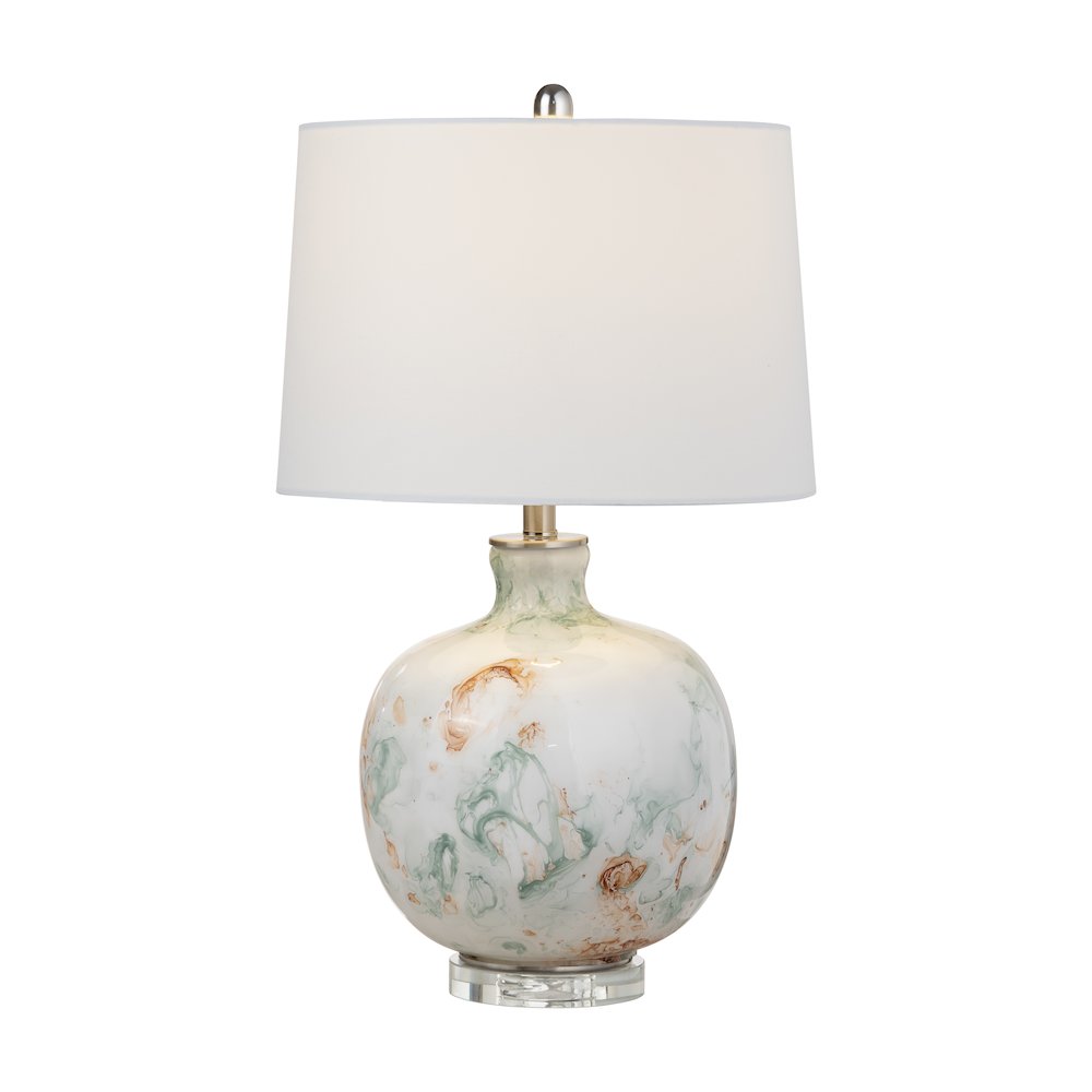 27"H Glass Table Lamp 1Pcs Ups Pack 3.01'