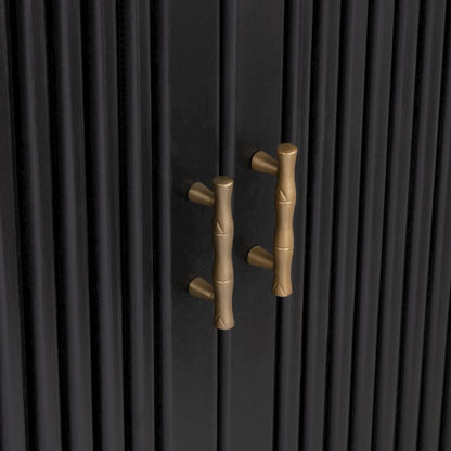 Black 2-Door Cabinet