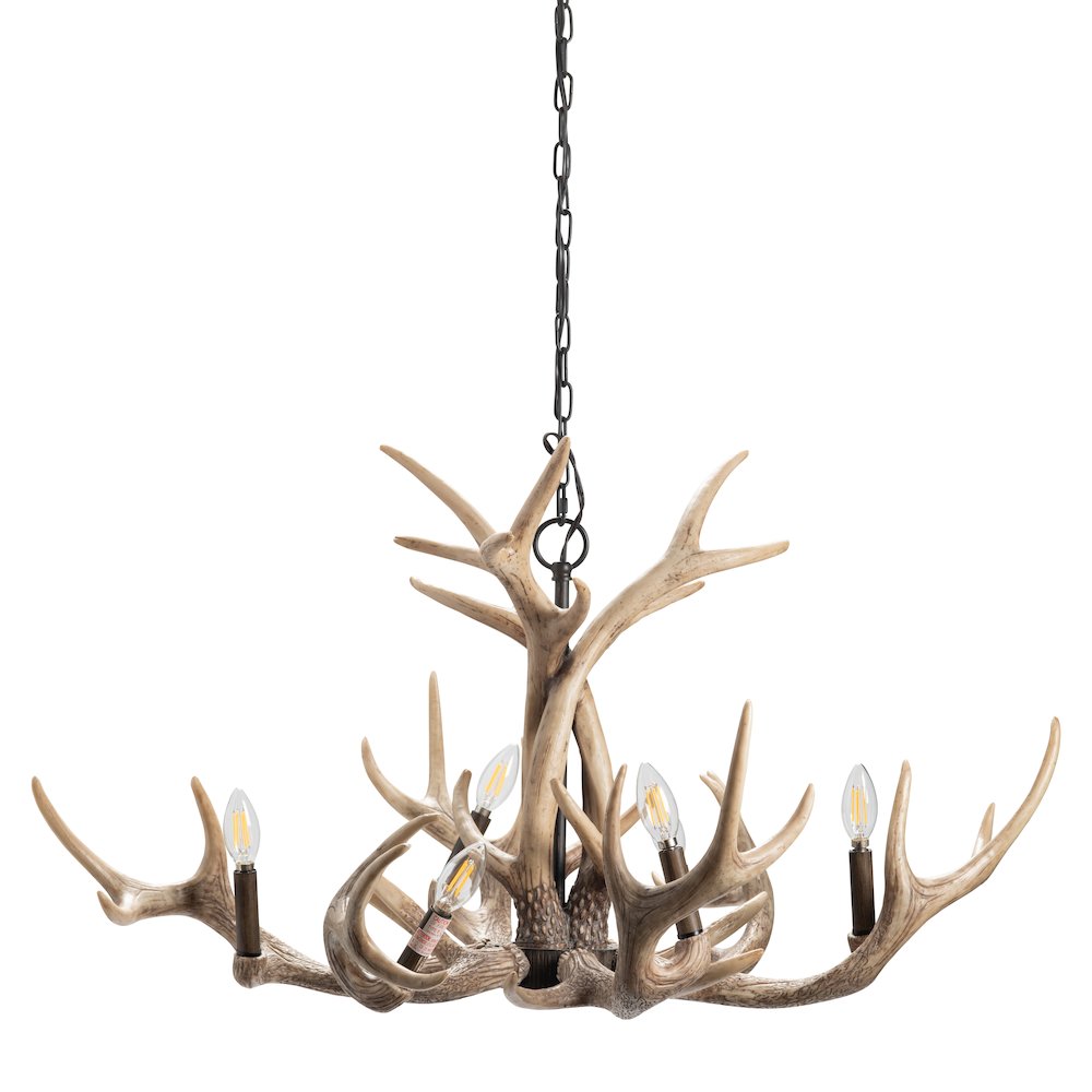 36"W Resin Pendant Light 1Pcs Ups Pack 15.6'