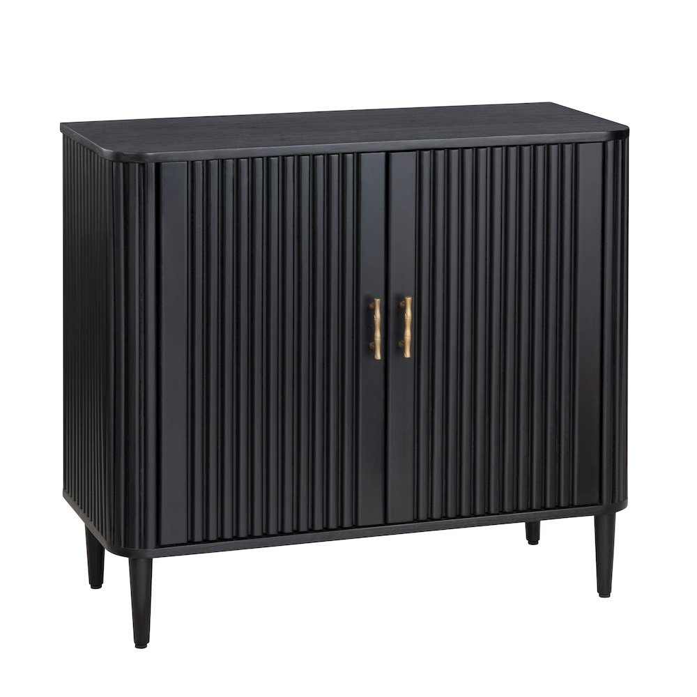 Black 2-Door Cabinet