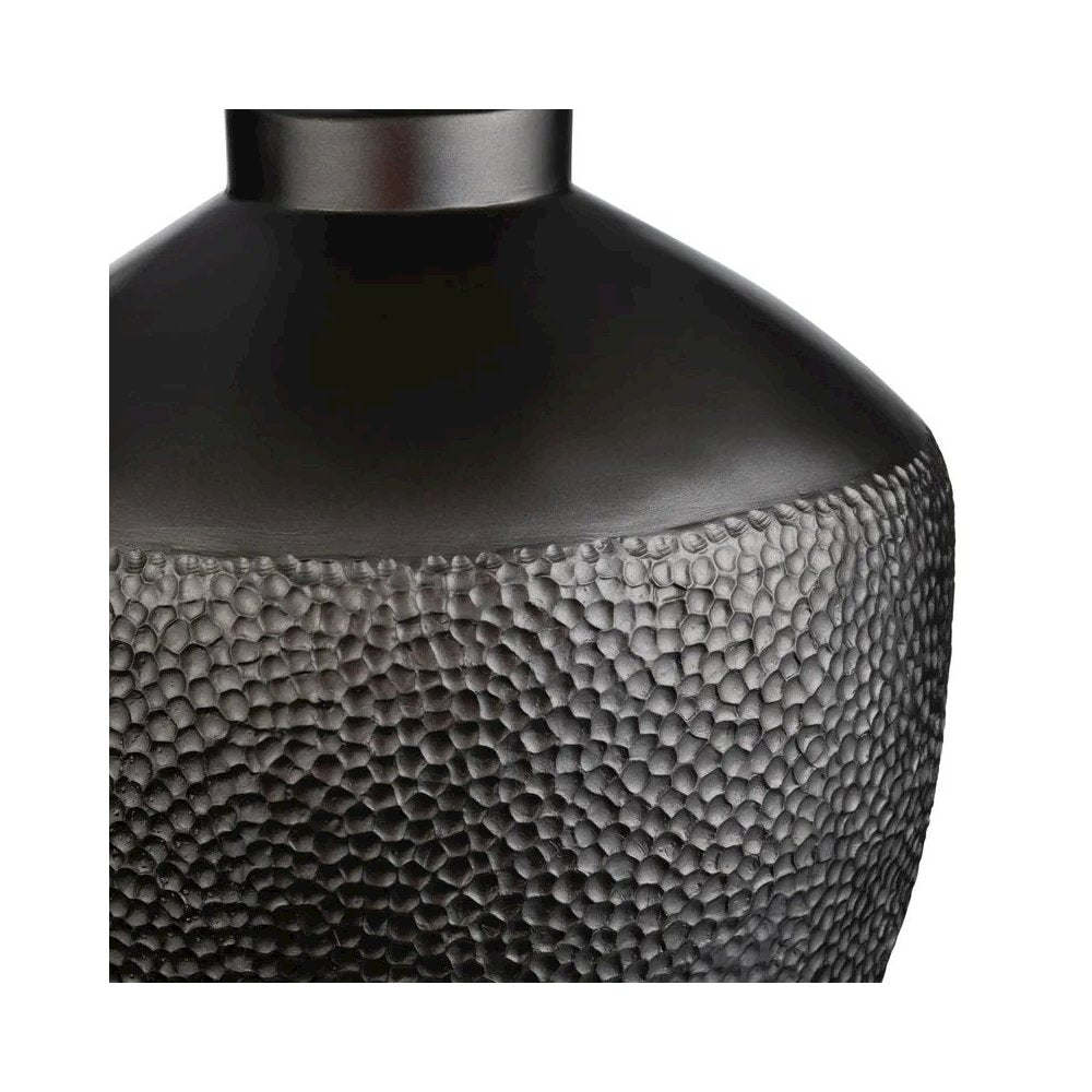 31.5" Transitional Textured Grey Resin Urn Table Lamp