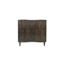 Hawthorne Estate 3 Curved Drawer Olive Ash Burl Chest