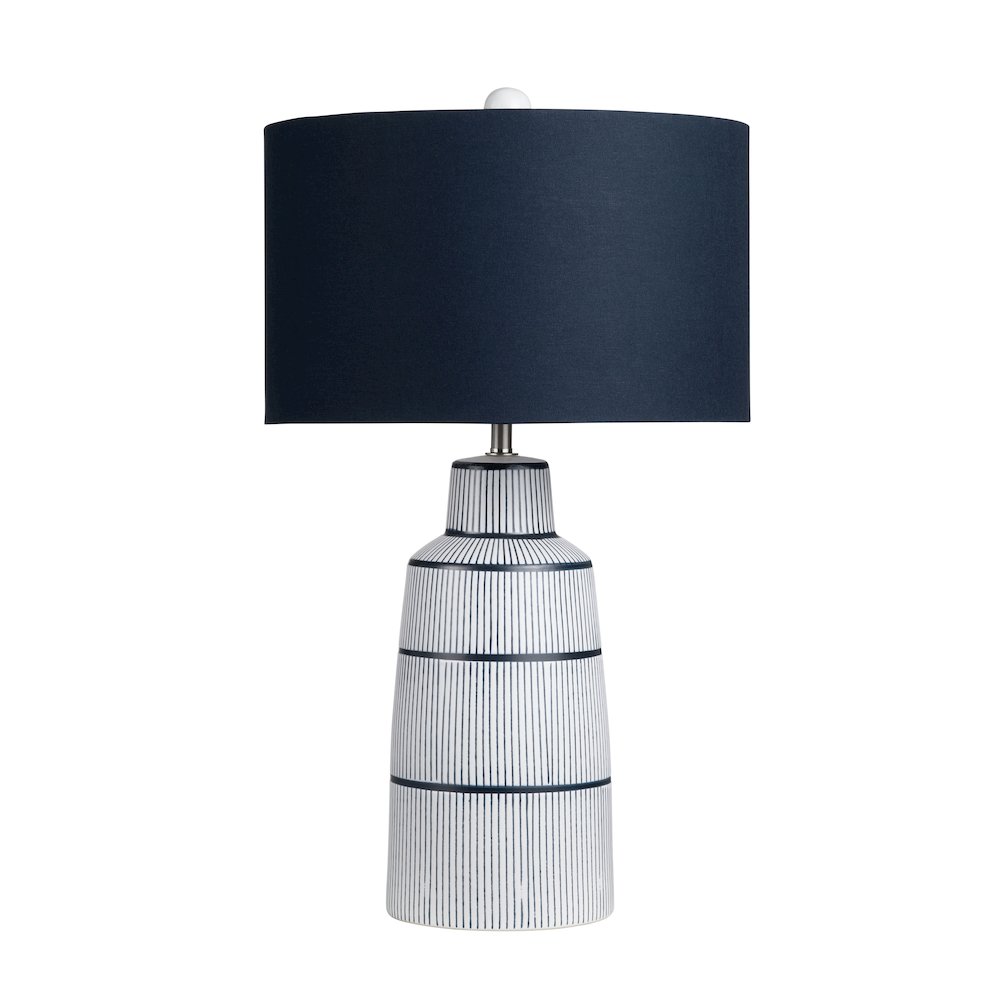 29"H Ceramic Table Lamp With Linen Shade