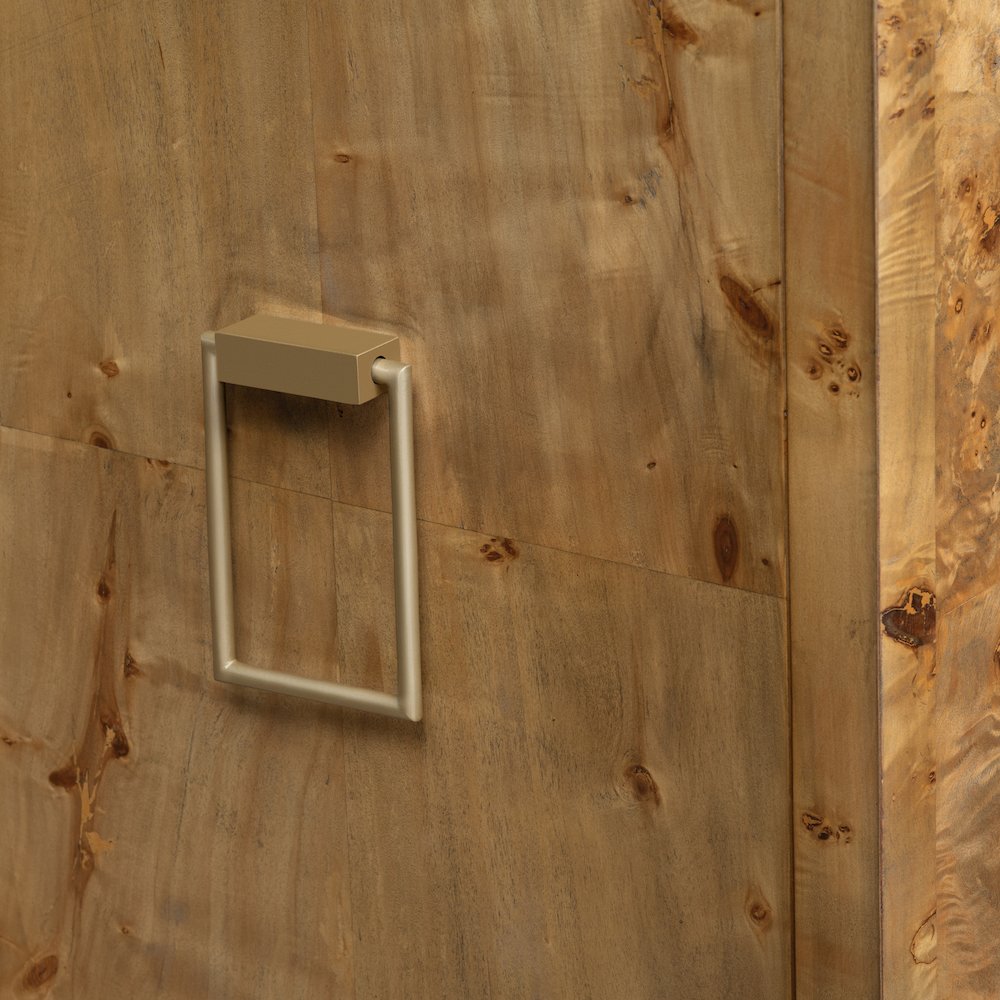 72" Mappa Burl 4-Door Media Credenza