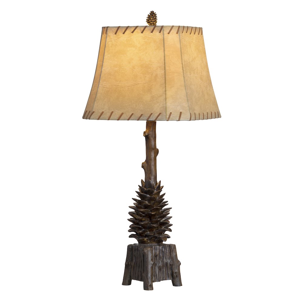 33.5"H Resin Table Lamp  2Pcs Ups Pack 3.65'