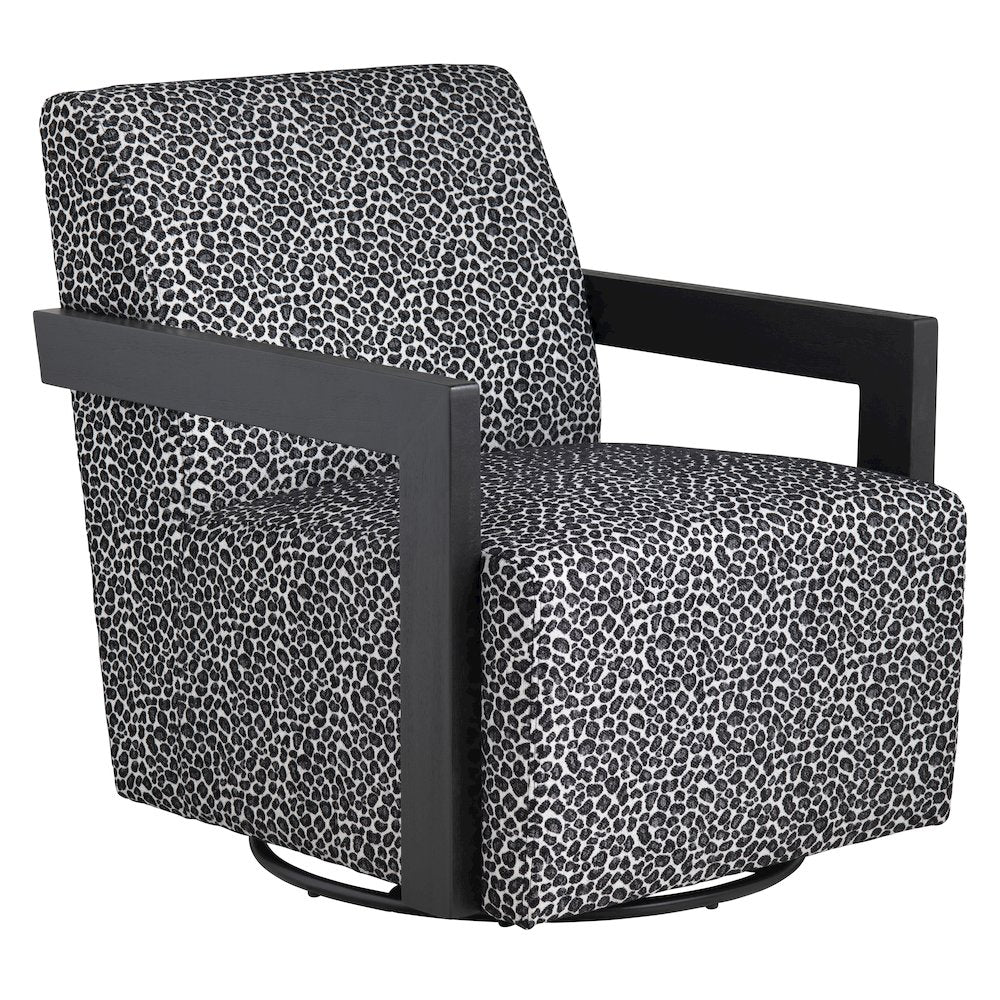 Upholstered Swivel Accent Chair