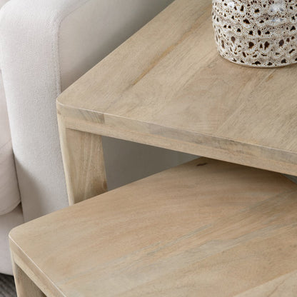 2 Piece Nesting Table Set