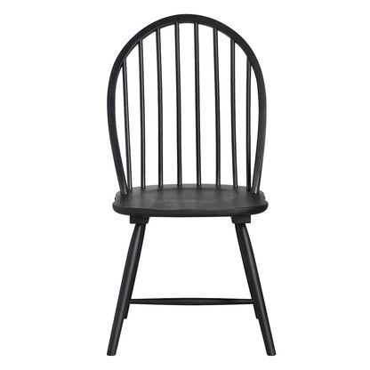 Set Of 2 Black Dining Chairs
