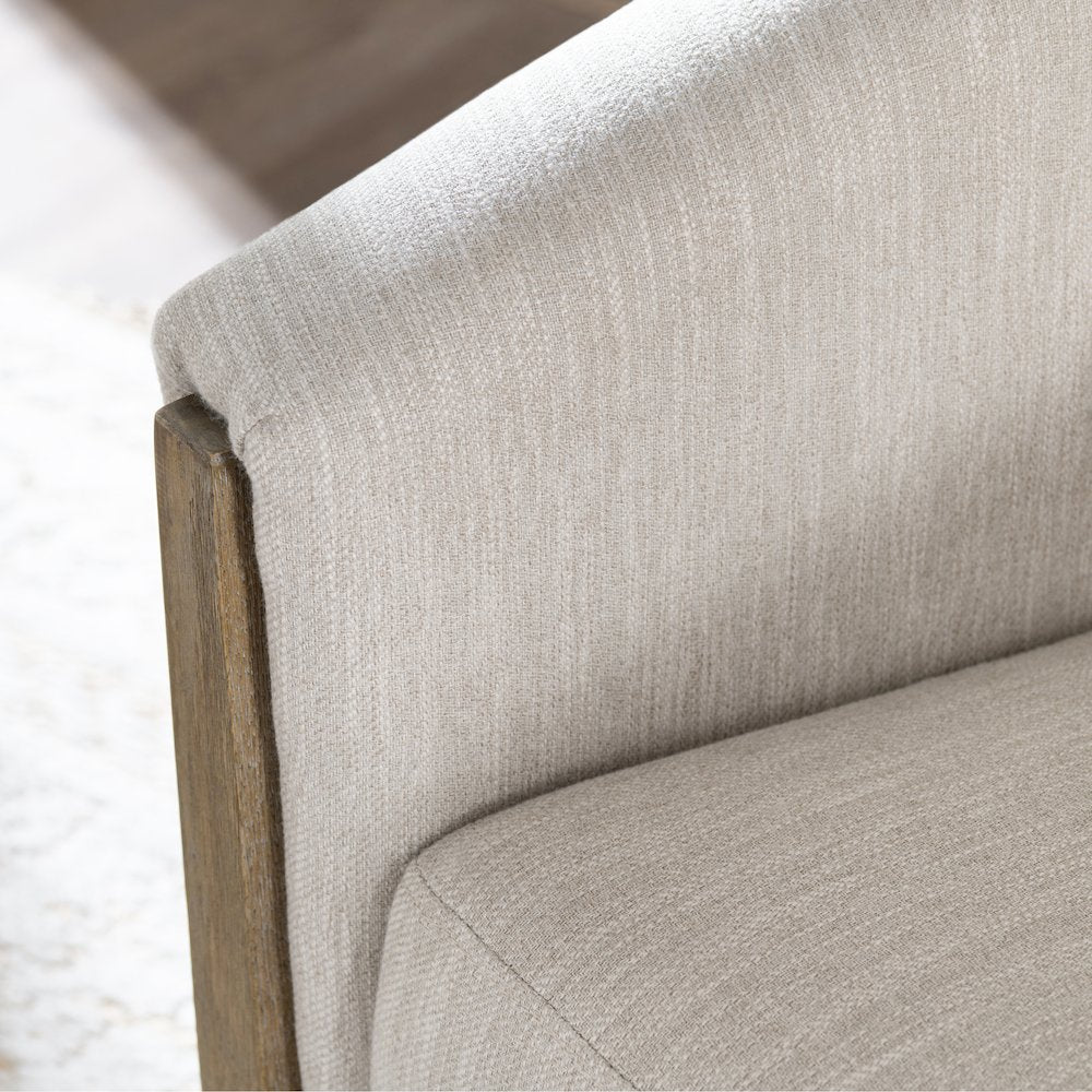 Upholstered Swivel Accent Chair