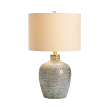 26.5"H Blue Color Ceramic Table Lamp  1Pcs Ups Pack / 4.01'
