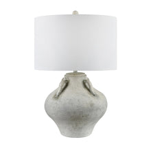 30.5"H Ceramic Table Lamp With Linen Shade