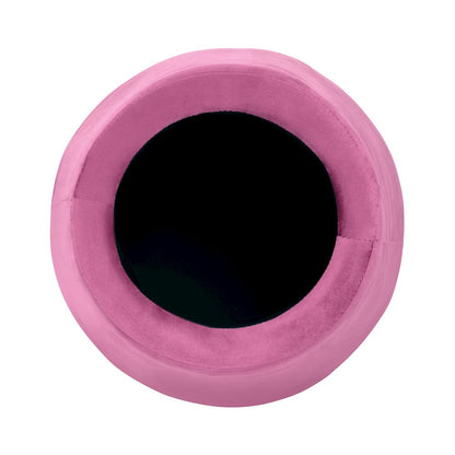 Hot Pink Velvet Mushroom Ottoman W/ Storage