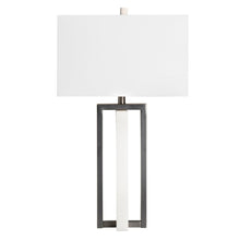 29.75"H Marble + Metal Table Lamp 1Pcs Ups Pack 3'