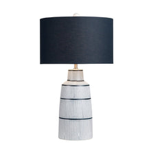 29"H Ceramic Table Lamp With Linen Shade