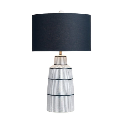29"H Ceramic Table Lamp With Linen Shade