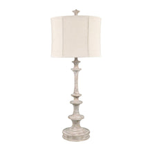 Set Of 2 Resin Table Lamp With Linen Shade