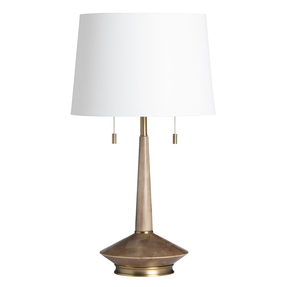 28.75"H Wood Table Lamp 1Pcs Ups Pack 4.44'