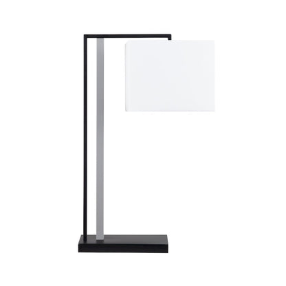 29"H Metal Table Lamp With Linen Shade