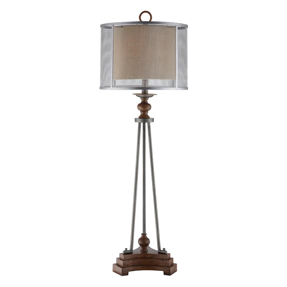 Crestview Collection CVAVP421 Kenwood Table Lamp Lighting, Brown