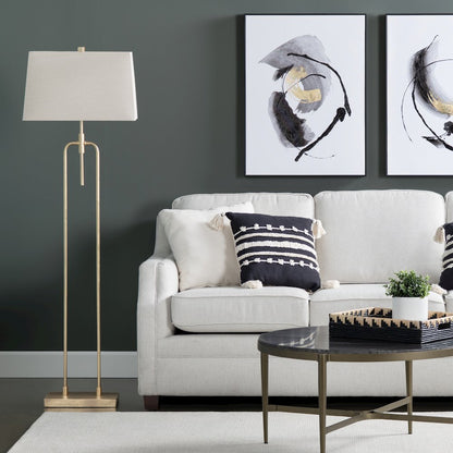 65.5"H Salinas Metal Floor Lamp