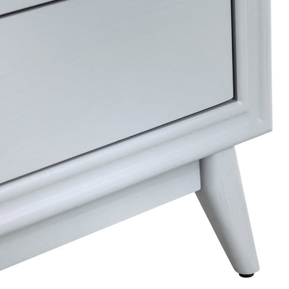 3-Drawer Gray Accent Chest