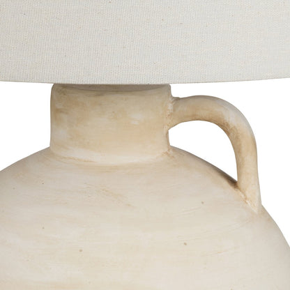 29.5"H Ceramic Table Lamp With Linen Shade