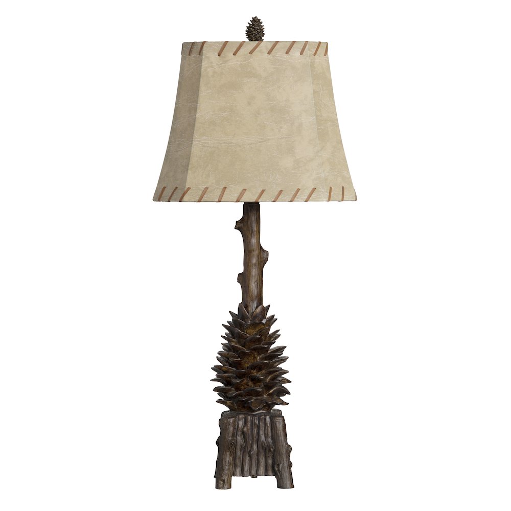 33.5"H Resin Table Lamp  2Pcs Ups Pack 3.65'